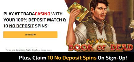 Trada Casino Bonuses & Codes (10) .